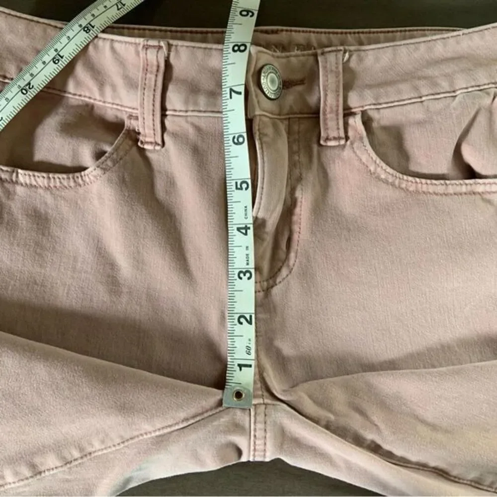 AMERICAN EAGLE Women’s Hi Rise Jegging 360 Super Stretch Light Mauve Pink Size 4 - Picture 14 of 15